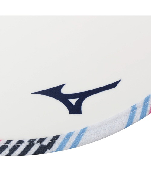 MIZUNO GOLF（ミズノゴルフ）の「［ウィメンズ］ＵＶデジタルホリゾンバイザー（サンバイザー・レディース・ネイビー/ターコイズブルー/ホワイト・FREE）」の6枚目の写真