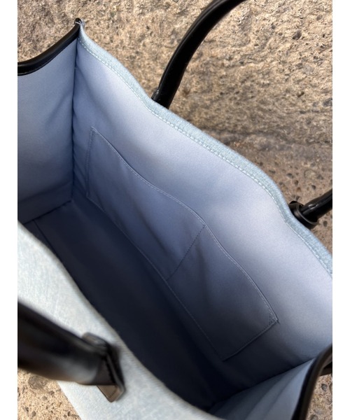 EGOIST(エゴイスト)の「BIGロゴトートバッグ(トートバッグ・レディース・ホワイト/ブルー・FREE)」の8枚目の写真