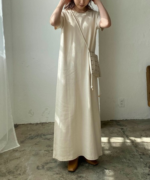 CAPRICIEUX LE'MAGE（カプリシューレマージュ）の「【AgAwd/アガウド】ベーシックリブワンピース（ワンピース・レディース・ホワイト/ブラック・FREE）」の12枚目の写真