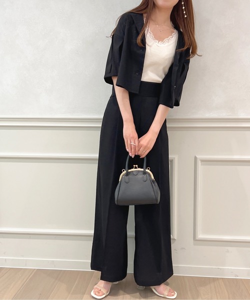 apres jour(アプレジュール)の「【セットアップ可能】ショートジャケット【ZOZOTOWN限定アイテム】(テーラードジャケット・レディース・ブラック/ミント/ベージュ・X-LARGE/フリー)」の9枚目の写真