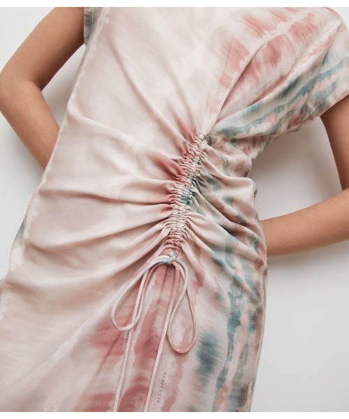 ALLSAINTS(オールセインツ)の「JARITA MAREA TIE DYE DRESS | JARITA MAREA タイダイ ドレス・ワンピース(ワンピース・レディース・グリーン系その他・6/8/4)」の2枚目の写真