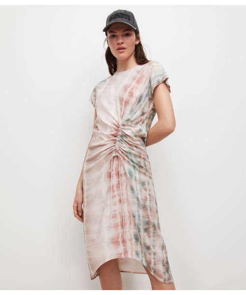 ALLSAINTS(オールセインツ)の「JARITA MAREA TIE DYE DRESS | JARITA MAREA タイダイ ドレス・ワンピース(ワンピース・レディース・グリーン系その他・6/8/4)」の3枚目の写真