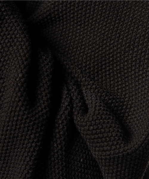 Lui's（ルイス）の「Lui's(ルイス) 鹿の子編みコットンＢＩＧニット（ニット/セーター・メンズ・ホワイト/ブラック/ベージュ・FREE）」の10枚目の写真