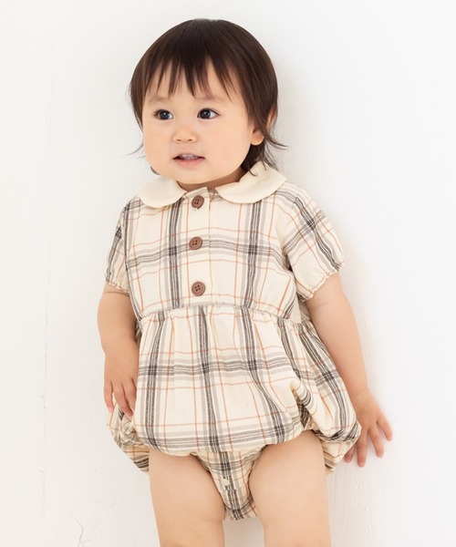 chil2（チルツー）の「襟付き総柄半袖ロンパース（ロンパース・キッズ・A/D/B/C/E/F/G/I/J/H・80ｃｍ/70cm）」の12枚目の写真