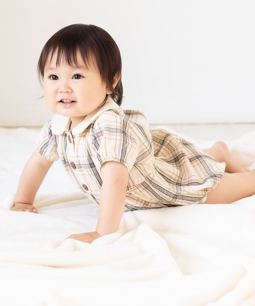 chil2（チルツー）の「襟付き総柄半袖ロンパース（ロンパース・キッズ・A/D/B/C/E/F/G/I/J/H・80ｃｍ/70cm）」の13枚目の写真