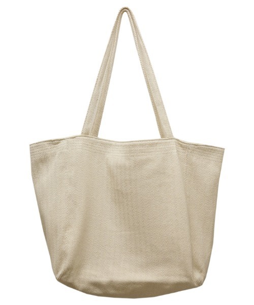 select MOCA（セレクトモカ）の「デニムライクトートバッグ（トートバッグ・レディース・ライトブルー/アイボリー・FREE）」の12枚目の写真