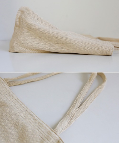 select MOCA（セレクトモカ）の「デニムライクトートバッグ（トートバッグ・レディース・ライトブルー/アイボリー・FREE）」の14枚目の写真