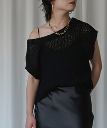 Ezick | 透かし編みサマーニット(ニット/セーター)