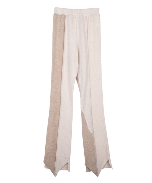 VIAVANDA（ヴィアヴァンダ）の「V CUT KNIT PANTS（その他パンツ・レディース・ベージュ/ブラック/グレー・FREE）」の7枚目の写真