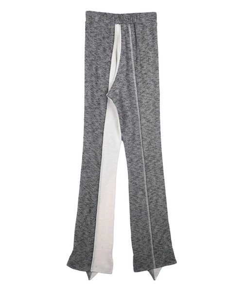 VIAVANDA（ヴィアヴァンダ）の「V CUT KNIT PANTS（その他パンツ・レディース・ベージュ/ブラック/グレー・FREE）」の6枚目の写真
