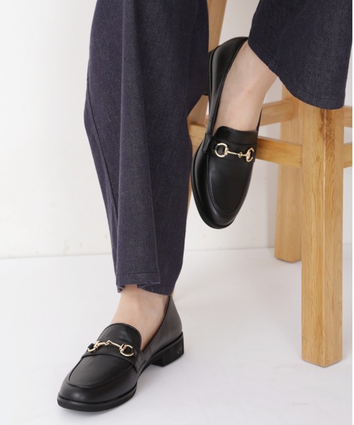 human woman(ヒューマンウーマン)の「オリジナルローファー(ローファー・レディース・ブラック・23.5cm/23.0cm/24.0cm)」の1枚目の写真