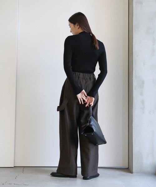 セール】【12色展開】プチハイネックリブニット（ニット/セーター