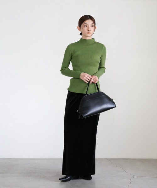 セール】【12色展開】プチハイネックリブニット（ニット/セーター