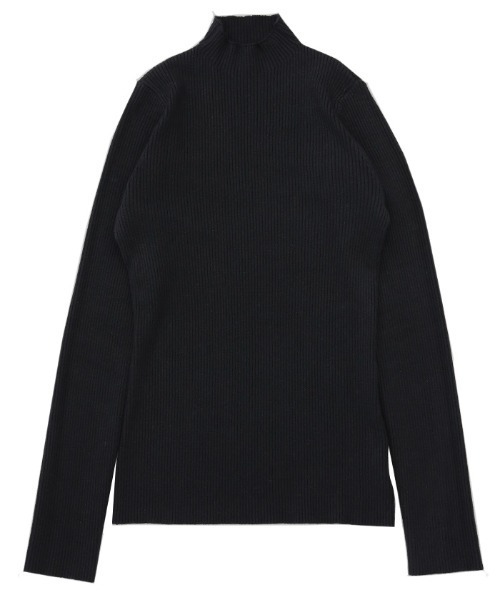 select MOCA（セレクトモカ）の「【12色展開】プチハイネックリブニット（ニット/セーター・レディース・ブラック/ブラウン/カーキ/ピンク/オレンジ/アイボリー/グレイッシュベージュ/ブルー/ネイビー/グレー/オリーブ/ライトグレー・FREE）」の18枚目の写真