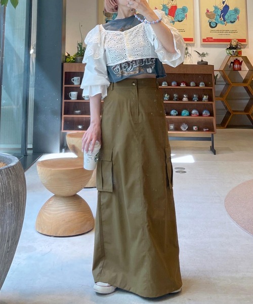 Alley by w closet(アリーバイダブルクローゼット)の「【前後2WAY/Alley】レースフリルボレロ(カーディガン/ボレロ・レディース・オフホワイト/ブラック・FREE)」の10枚目の写真