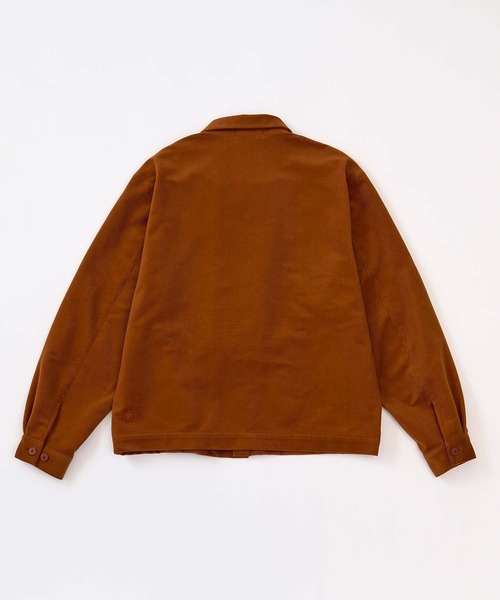 DESCENTE PAUSE（デサントポーズ）の「【デサントポーズ】コーデュロイシャツブルゾン / CORDUROY SHIRT BLOUSON　ヴィンテージライク（ブルゾン・メンズ・ベージュ/ブラウン/グリーン/スミクロ・LARGE/MEDIUM/SMALL/X-LARGE）」の5枚目の写真