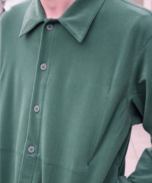 DESCENTE PAUSE（デサントポーズ）の「【デサントポーズ】コーデュロイシャツブルゾン / CORDUROY SHIRT BLOUSON　ヴィンテージライク（ブルゾン・メンズ・ベージュ/ブラウン/グリーン/スミクロ・LARGE/MEDIUM/SMALL/X-LARGE）」の17枚目の写真