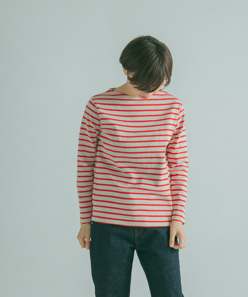 FORK&SPOON（フォークアンドスプーン）の「FORK&SPOON　ボートネックボーダー（Tシャツ/カットソー・レディース・ホワイト系その他/ブラック系その他/グレー系その他/ブラウン系その他・1/2）」の16枚目の写真