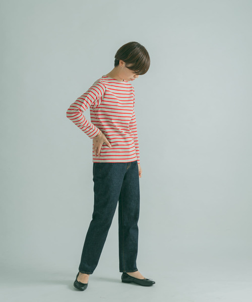 FORK&SPOON（フォークアンドスプーン）の「FORK&SPOON　ボートネックボーダー（Tシャツ/カットソー・レディース・ホワイト系その他/ブラック系その他/グレー系その他/ブラウン系その他・1/2）」の17枚目の写真