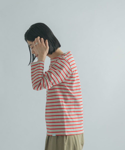 FORK&SPOON（フォークアンドスプーン）の「FORK&SPOON　ボートネックボーダー（Tシャツ/カットソー・レディース・ホワイト系その他/ブラック系その他/グレー系その他/ブラウン系その他・1/2）」の18枚目の写真