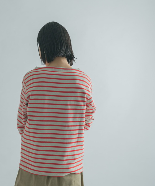 FORK&SPOON（フォークアンドスプーン）の「FORK&SPOON　ボートネックボーダー（Tシャツ/カットソー・レディース・ホワイト系その他/ブラック系その他/グレー系その他/ブラウン系その他・1/2）」の19枚目の写真