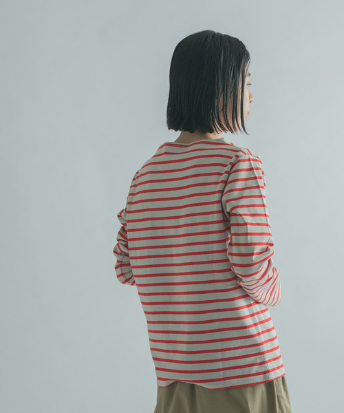 FORK&SPOON（フォークアンドスプーン）の「FORK&SPOON　ボートネックボーダー（Tシャツ/カットソー・レディース・ホワイト系その他/ブラック系その他/グレー系その他/ブラウン系その他・1/2）」の20枚目の写真