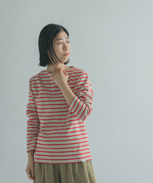 FORK&SPOON（フォークアンドスプーン）の「FORK&SPOON　ボートネックボーダー（Tシャツ/カットソー・レディース・ホワイト系その他/ブラック系その他/グレー系その他/ブラウン系その他・1/2）」の21枚目の写真