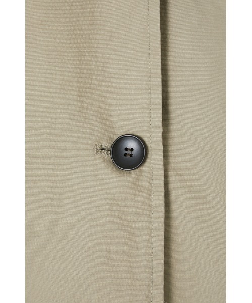 MOUSSY（マウジー）の「BIG COLLAR OVER TRENCH コート（トレンチコート・レディース・ベージュ/ブラック・1/2）」の13枚目の写真