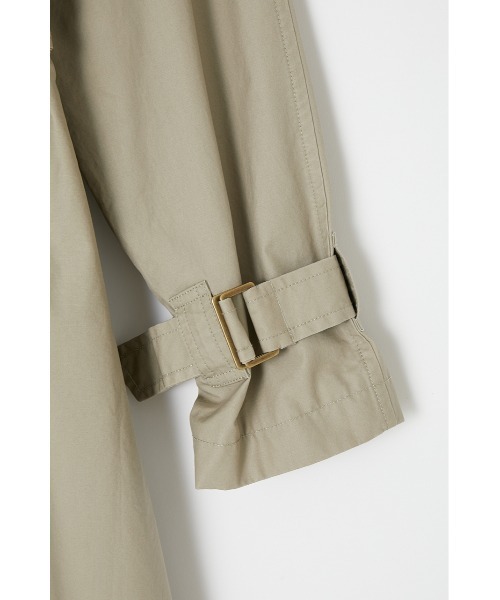 MOUSSY（マウジー）の「BIG COLLAR OVER TRENCH コート（トレンチコート・レディース・ベージュ/ブラック・1/2）」の15枚目の写真