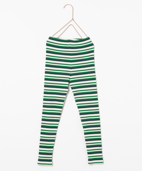 LOWRYS FARM（ローリーズファーム）の「ボーダーリブレギンス　123028（レギンス/スパッツ・キッズ・ネイビー/その他/ブラウン系その他/ブラウン/ブルー系その他/グリーン/その他1/ブラック/グレー/ブルー/ピンク/モカ/ブルー系その他2/ピンク系その他/チャコールグレー/ライトグレー/カーキ/パープル/ブルー系その他3/パープル系その他・100cm/110cm/120cm/130cm）」の10枚目の写真