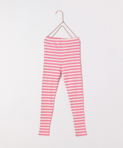 LOWRYS FARM（ローリーズファーム）の「ボーダーリブレギンス　123028（レギンス/スパッツ・キッズ・ネイビー/その他/ブラウン系その他/ブラウン/ブルー系その他/グリーン/その他1/ブラック/グレー/ブルー/ピンク/モカ/ブルー系その他2/ピンク系その他/チャコールグレー/ライトグレー/カーキ/パープル/ブルー系その他3/パープル系その他・100cm/110cm/120cm/130cm）」の17枚目の写真