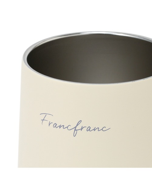 Francfranc(フランフラン)の「フタ付き ステンレスサーモマグ ホワイト(グラス/マグカップ/タンブラー・レディース・ホワイト・FREE)」の4枚目の写真