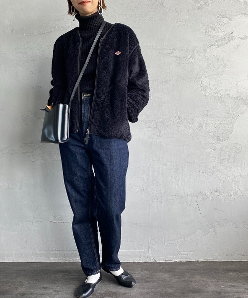 DANTON（ダントン）の「[DANTON/ダントン] ハイパイルボアフリース ノーカラージップカーディガン（その他アウター・レディース・チャコールグレー/ブラック/オフホワイト/モカ・38/36/34）」の13枚目の写真