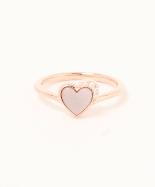 SAMANTHA SILVA（サマンサシルバ）の「ピンクシェル ハート リング（リング・レディース・ピンクゴールド・9号/11号/13号）」の5枚目の写真