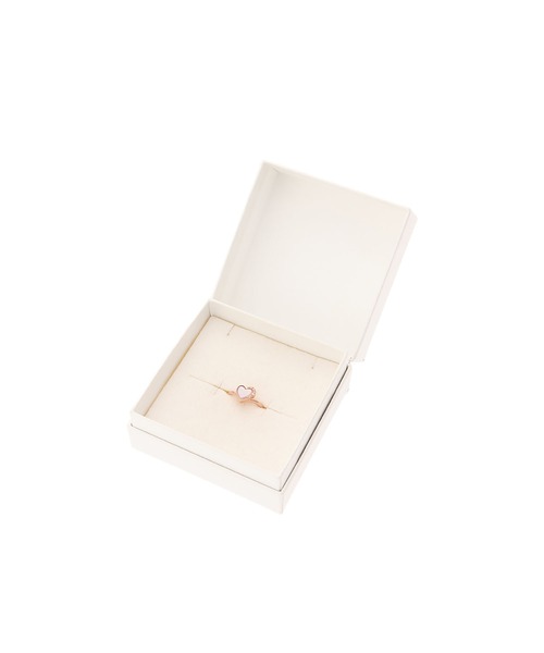 SAMANTHA SILVA（サマンサシルバ）の「ピンクシェル ハート リング（リング・レディース・ピンクゴールド・9号/11号/13号）」の3枚目の写真