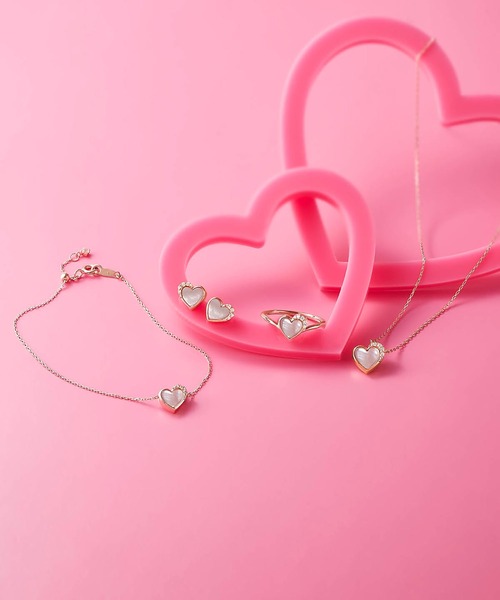 SAMANTHA SILVA（サマンサシルバ）の「ピンクシェル ハート リング（リング・レディース・ピンクゴールド・9号/11号/13号）」の4枚目の写真