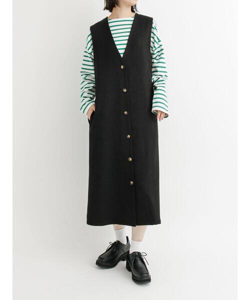 Samansa Mos2 blue（サマンサモスモスブルー）の「スクエア厚底チロリアンシューズ（ドレスシューズ・レディース・ダークブラウン/ブラック・LARGE/MEDIUM）」の13枚目の写真