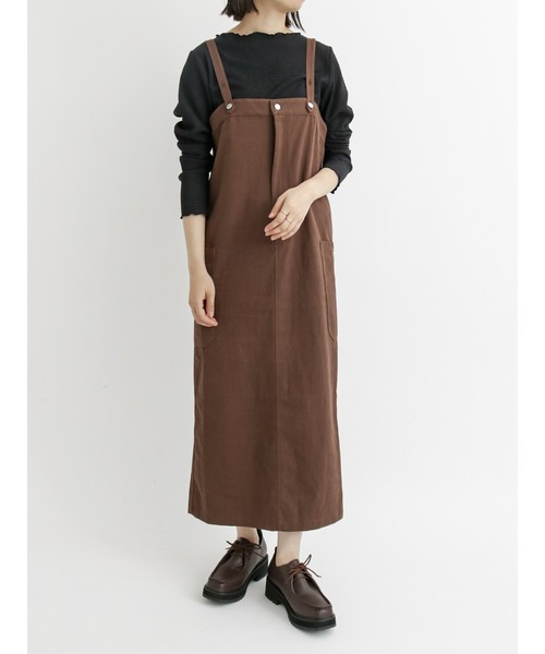 Samansa Mos2 blue（サマンサモスモスブルー）の「スクエア厚底チロリアンシューズ（ドレスシューズ・レディース・ダークブラウン/ブラック・LARGE/MEDIUM）」の3枚目の写真