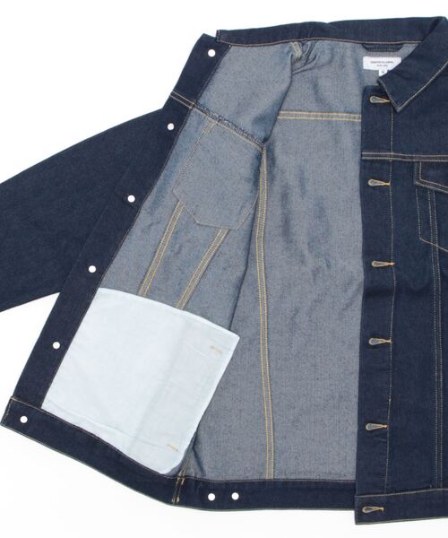 Sakka(サッカ)の「ストレッチデニムジャケット(デニムジャケット・メンズ・ライトブルー/ブルー・MEDIUM/LARGE)」の7枚目の写真