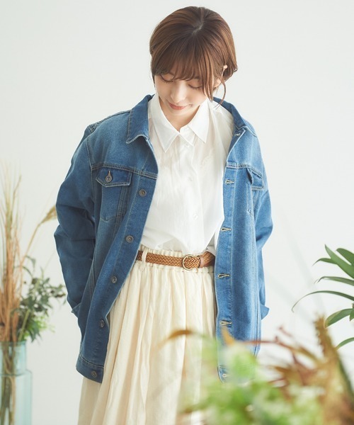 Sakka(サッカ)の「ストレッチデニムジャケット(デニムジャケット・メンズ・ライトブルー/ブルー・MEDIUM/LARGE)」の3枚目の写真