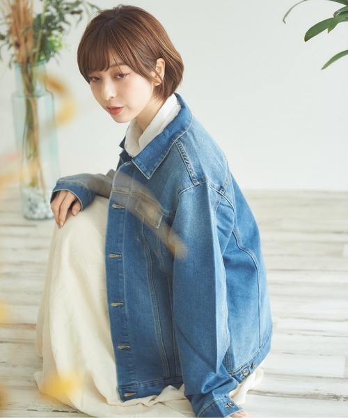 Sakka(サッカ)の「ストレッチデニムジャケット(デニムジャケット・メンズ・ライトブルー/ブルー・MEDIUM/LARGE)」の5枚目の写真