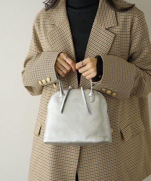 TIDEWAY（タイドウェイ）の「MADE IN JAPAN【TIDEWAY】EC限定 ライトレザーボストンバッグ LIGHT LEATHER BOSTON/S T2543（ハンドバッグ・レディース・グレイッシュベージュ/ブラック/ダークブラウン/ブラック系その他2/ダークブラウン系/ブラウン/ネイビー/シルバー・FREE）」の22枚目の写真