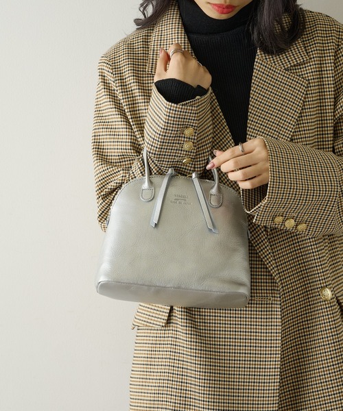 TIDEWAY（タイドウェイ）の「MADE IN JAPAN【TIDEWAY】EC限定 ライトレザーボストンバッグ LIGHT LEATHER BOSTON/S T2543（ハンドバッグ・レディース・グレイッシュベージュ/ブラック/ダークブラウン/ブラック系その他2/ダークブラウン系/ブラウン/ネイビー/シルバー・FREE）」の22枚目の写真