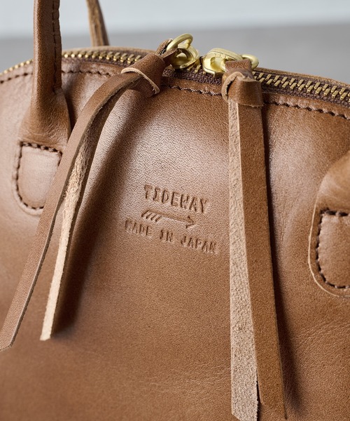 セール】MADE IN JAPAN【TIDEWAY】EC限定 ライトレザーボストンバッグ
