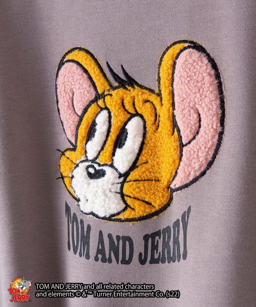 Tom&Jerry(トムアンドジェリー)の「【OUTDOOR PRODUCTS/アウトドアプロダクツ】【TOM AND JERRY/トムとジェリー】コラボ ヘビーウェイト 裏起毛 ビッグシルエット スウェット トレーナー(スウェット・メンズ・オフホワイト/ダークグリーン/ベージュ/グリーン系その他/スミクロ/ピンク/ホワイト・MEDIUM/LARGE/X-LARGE)」の21枚目の写真