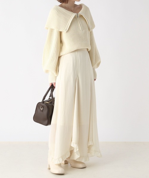 Heather（ヘザー）の「ハーフZIPニットプルオーバー 165254（ニット