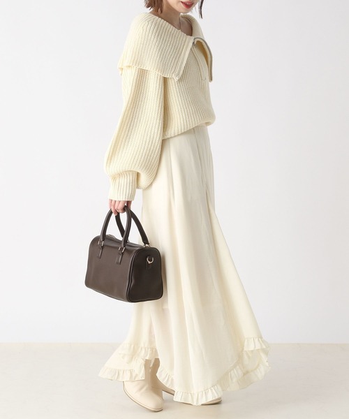 Heather（ヘザー）の「ハーフZIPニットプルオーバー 165254（ニット