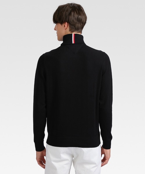 TOMMY HILFIGER（トミーヒルフィガー）の「カシミヤブレンドロールネックセーター（ニット/セーター・メンズ・グリーン/ブラウン/グレー/ブラック・LARGE/MEDIUM/SMALL/X-LARGE）」の5枚目の写真