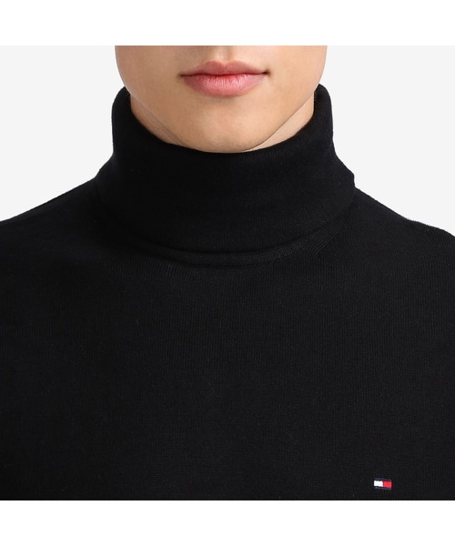 TOMMY HILFIGER（トミーヒルフィガー）の「カシミヤブレンドロールネックセーター（ニット/セーター・メンズ・グリーン/ブラウン/グレー/ブラック・LARGE/MEDIUM/SMALL/X-LARGE）」の9枚目の写真