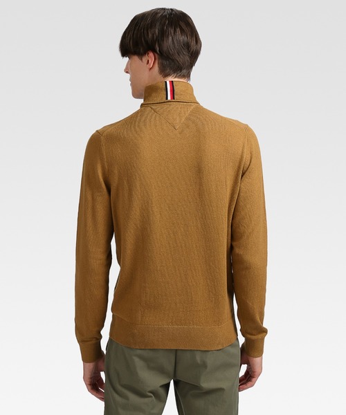 TOMMY HILFIGER（トミーヒルフィガー）の「カシミヤブレンドロールネックセーター（ニット/セーター・メンズ・グリーン/ブラウン/グレー/ブラック・LARGE/MEDIUM/SMALL/X-LARGE）」の7枚目の写真